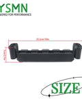 Hassle Free SmartCraft Junction Module Replacement For Mercruiser Outboards 5 Port Stackable Marine Electrical Panel side view with dimensions.