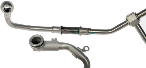 Turbocharger Oil Supply and Return Line Kit for Ford Models Direct Replacement Plug and Play Install Ready OEM Style Tubing