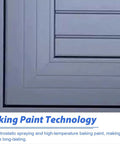 Slick Gray Access Panel For Drywall Walls Rock Solid Aluminum Honeycomb Build Waterproof Latch Seals Tight No Hassle Install close-up view.
