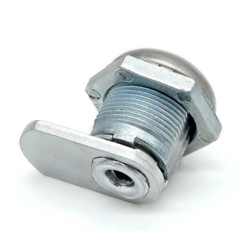 Close-up of Brass Dimple Cupboard Lock For Cabinets And Vending Machines Cam Lock With Key, solid heavy duty door latch.