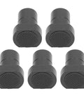 Heavy Duty Aluminum Bench Dogs 5 Pack 19mm for clamping woodworking tables, smooth black finish visible