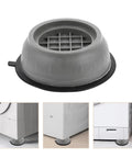 Anti Skid Washer Foot Mats 4 Piece Set with Height Adjustable Vibration Pads for Washing Machines