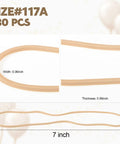 Bulk 280 Piece Large Elastic Rubber Bands 7 Inch Set for Office and Home Use with width and thickness details