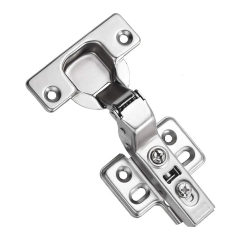Top Shelf 40 Pack Frameless Soft Close Cabinet Hinges European Inset 35mm Cup Hidden Hinge With Clip On Plate For Quick Kitchen Bath Remodel Heavy Duty Four Hole Mounting Plates