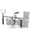 Dope Handheld Cage Rig For DJI Mavic 4 Pro Titanium White Full Camera Cage with LED Light and Flexible Handles