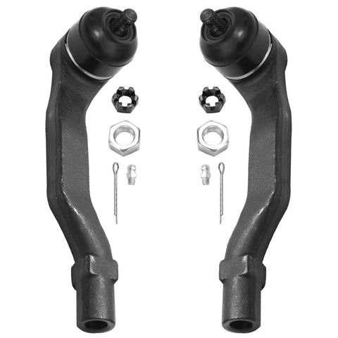 12 Piece Front Suspension Kit for 1997 1998 1999 2000 2001 Honda CR V Ready to Roll With Front Outer and Inner Tie Rods, Front Lower Ball Joints, Sway Bar Links, and Rack and Pinion Tie Rod Boots. Front outer tie rod ends with hardware