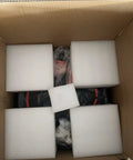 5000W Fat Bike Hub Motor Wheel For Electric Bicycle Ebike in packaging with foam inserts for protection.