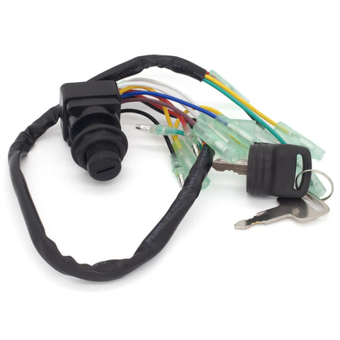 Ignition Key Switch Assembly for Yamaha Outboards 225 250 HP and International Motors Control Box 6 300 HP Replacement 703 82510 42 703 82510 43