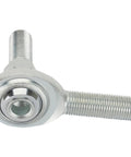 Heavy Duty Steel Heim Joint Rod End With 1/2-20 Left Hand Male Threads and Teflon Lined Bearings for universal steering linkage.