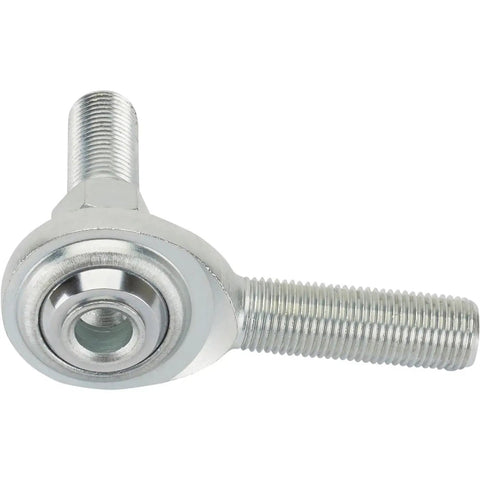 Heavy Duty Steel Heim Joint Rod End With 1/2-20 Left Hand Male Threads and Teflon Lined Bearings for universal steering linkage.