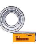 6205 ZZ Ball Bearings 2 Pack With Dual Metal Seals 25x52x15mm Pre Lubricated Deep Groove Ball Bearings, product box view