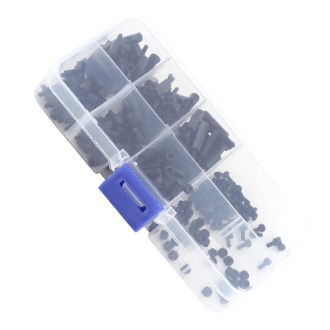 DIY Ready M2 Nylon Standoff Spacers Kit 250 Piece Assortment Hex Female Threaded Columns PA66 Insulated Non Conductive Spacers for PCB Boards and Electronics Projects in organizer box