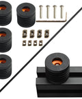 Ender 3 Prusa Anti Vibration Feet Kit With T Slot Landing Mat For 2020 And 3030 Frames Four Piece Shock Absorbing Feet rubber feet, screws, T nuts
