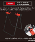Beefy Heavy Duty Folding Bike Stand For Mountain And Road Bikes With A 360 Degree Clamp Lightweight Aluminum Alloy And PVC Portable Repair Stand