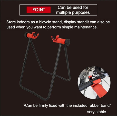 Beefy Heavy Duty Folding Bike Stand For Mountain And Road Bikes With A 360 Degree Clamp Lightweight Aluminum Alloy And PVC Portable Repair Stand