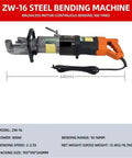 Grit And Grind Portable Electric Rebar Bender And Steel Threading Machine With Integrated Straightener Beast Mode Workhorse for efficient bending tasks.