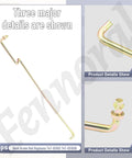 Deck Brake Rod Replacement For MTD Murray Troy Bilt Yard Machines And Cub Cadet LTX Series Lawn Mowers 747-05105 747-05105B details