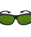 No Nonsense Laser Protective Goggles With Boss Level OD4 Shielding For Blue And IR Waves Built Tough Lab Eyewear, green lenses.