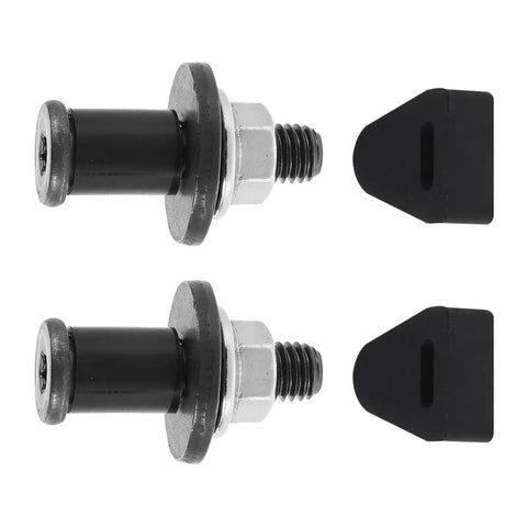 Seamless Rear Tailgate Latch Striker Bolt Kit For Pickup Trucks, heavy-duty black plastic bushing stop bumper and bolt