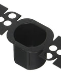Strike Box For All Deadbolt Strikes Black Durable Plastic Finish With Lifetime Warranty Fits All Standard Deadbolt Hardware And Super Easy Install For Any Entry Door black plastic part