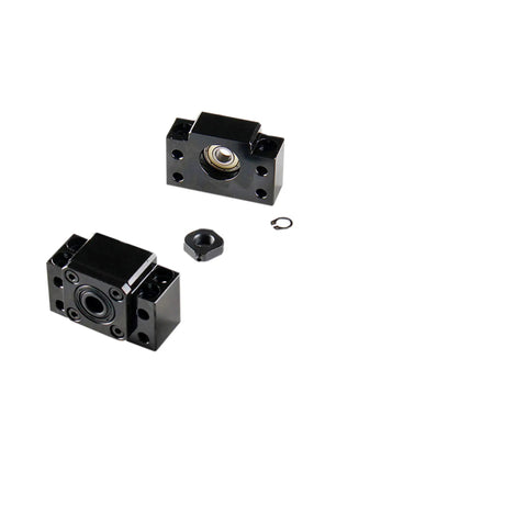 Ultra Precise Ball Screw CNC Kit SFU1605 RM1605 16mm 1000mm BK BF12 end supports with metal deflector nut