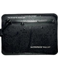 Waterproof Minimalist Pouch For Outdoors Junkies, Airtight Zipper TPU Wallet For Cards, Keys, And Cables, Ultra Compact Black