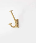 Skylight Collection Wall Hooks For Coats Hats Towels Robes And More Four And Seven Eighths Inch Long Brushed Golden Brass 14 Pack Modern Square Design