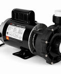 Heavy Duty 4HP Single Speed Spa Pump 220 240V Hot Tub Motor 214 GPM with black casing and white ports for easy installation.
