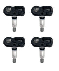 Premium Heavy Duty TPMS Tire Pressure Sensor For Toyota Camry Corolla Highlander 315Mhz 4-pack sensors with labeled backs.