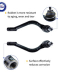 4 Pc Front Steering Inner And Outer Tie Rod Ends Kit Direct Fit Replacement For Kia Optima 2011 2019 2011 2016 black steel tie rod ends