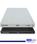 Replacement H13 True HEPA Filter with Activated Carbon for Bissell Air320 showing top view of filters stacked together