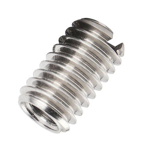 Ten Piece Stainless Steel Thread Repair Inserts And Reducing Nuts, M4 To M6 Male Female Sleeve Adapter Kit For Toolbench Builds And Household Repairs That Are Tough As Nails Under Pressure