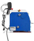 Side view of 1.5 Inch Spindle Bore Metal Lathe With DRO, 8x16 Inch Benchtop Lathe, 1.5 HP Brushless Motor