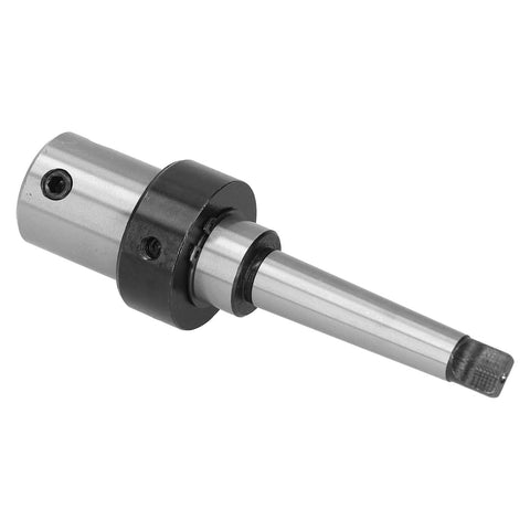 MT2 Morse taper Weldon shaft arbor, 3/4 in shank, metal with black collar