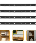 Heavy Duty Flat Mending Plates For Wood, Stainless Steel Straight Brackets, 4 Pack, 11.53 Inch Length 293mm displayed horizontally