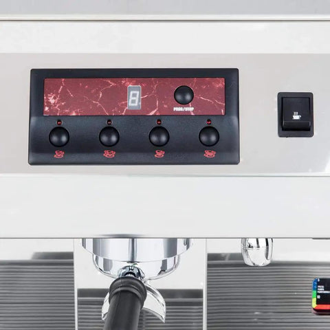 Control panel of Venezia II One Group Espresso Machine Dual Voltage Ready 220V 240V 2500W High Power Boiler Barista Grade