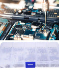 Dead Simple Setup Hella Versatile Mini Self Tapping Screws Round Countersunk Head Cross Drive Stainless Steel Fasteners For Electronics Phones Glasses 1000 Piece Metric Kit M1 To M1.7 with screw toolbox and electronics