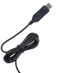 USB 5V 2A 144 RGB LED Ring Light For Microscope Illumination USB power cable, black cable with USB plug