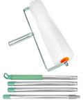 Spiked Screeding Roller For Self Leveling Floors, Pro Grade Latex Roller With 30mm Nails, includes telescopic rods