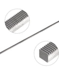 0.5 Mod 8mm By 8mm 500mm carbon steel gear rack for motor pinion gear, made from 45 carbon steel, deformation resistant