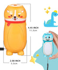 4 Pack Tiny Animal LED Flashlights For Kids 2 In 1 Camping Lantern And Flashlight showing dog and blue animal designs