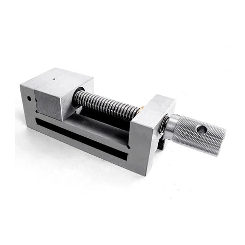 High Precision Stainless Steel Right Angle Vise For CNC Surface Grinding Machines, 2.5 inch jaw, heavy duty machining tool.