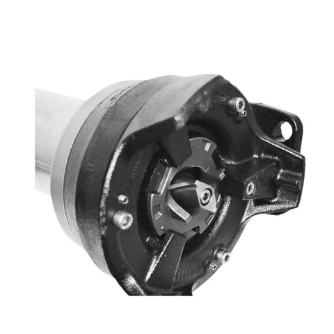 Close-up of the motor component of the Rock Solid Stainless Steel Sewage Pump for efficient water transfer.