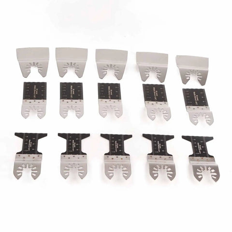 Bi Metal Curved Oscillating Tool Saw Blades Kit for Wood Metal PVC Universal Fit for Craftsman Ryobi Milwaukee DeWalt and More, 10 blades
