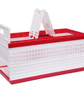 Foldable Plastic Transportation Pigeon Cage For Training And Racing 23.6 Inch Large Box With Three Access Doors And Ventilated Design