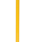 Top Shelf Badass Spring Loaded Steel Bollard For Garages And Sites features a tall safety yellow design for traffic control.