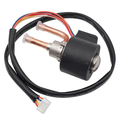 Electronic Expansion Valve DPF Series for Air Conditioning Systems 1.3 to 4.5 DC 12V 5 Wire Solenoid Valve Delivers Precise Fluid and Gas Flow Control for Industrial and Residential HVAC with wiring harness