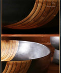 SDVantage Ceramic Bathroom Vessel Sink, Artistic Carved Countertop Basin Sink Black 59 * 40 * 15Cm showcasing detailed hand-carved patterns.