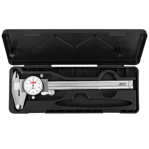 Rock Solid 6 Inch Dial Caliper With Dual Scale Display For Metric And Inch Measurements Hella Accurate Professional Machinist Grade Gauge That Delivers Dead On Accuracy Every Single Project