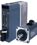 A6 Series 400W AC Servo Motor Kit With Brake, 3000 RPM, 1.27Nm, IP67 17-Bit Encoder, Includes 400W Driver And 3m Cable, front view